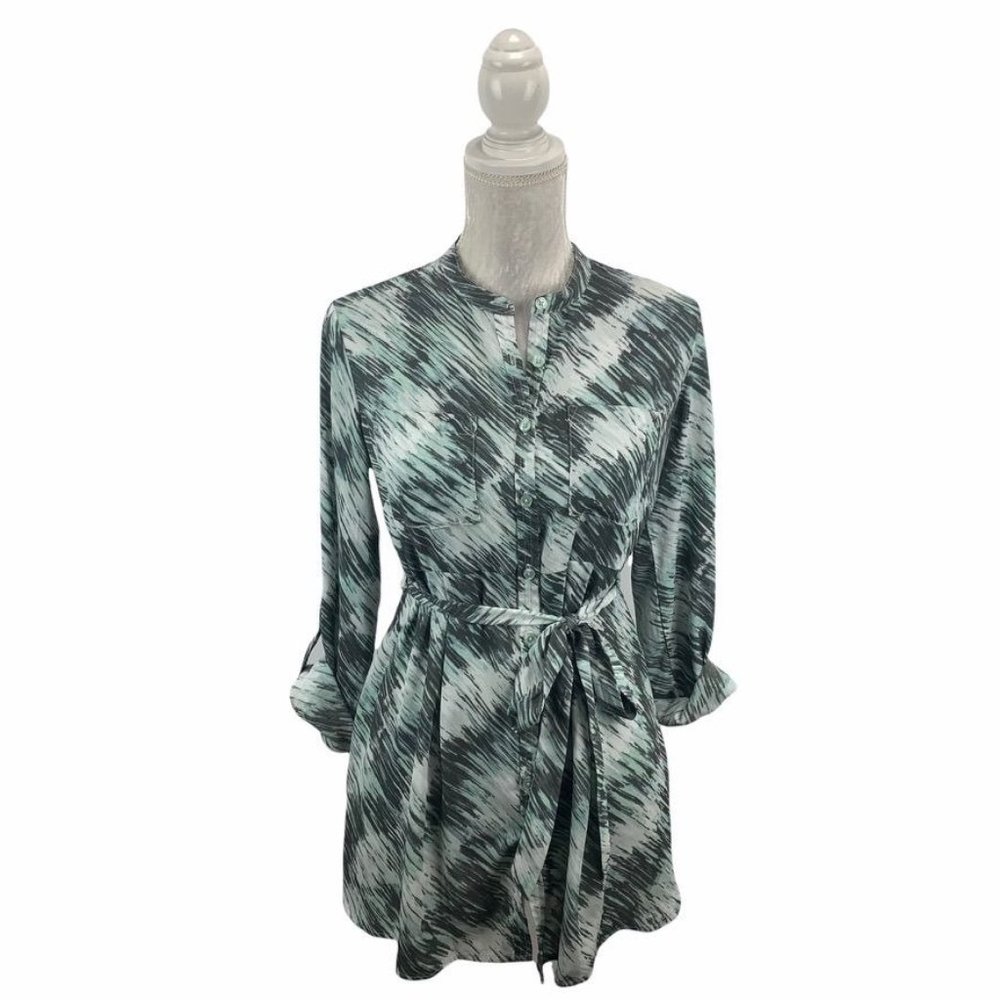 Liz Lange Maternity‎ Blouse Brushstroke Pattern S